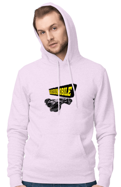 Чоловіче худі з принтом "Бандеромобіль". Авто, авто бандери, автомобіль, бандеромобіль, бетмен, бетмобіль, військове авто, супер машина. 2070702