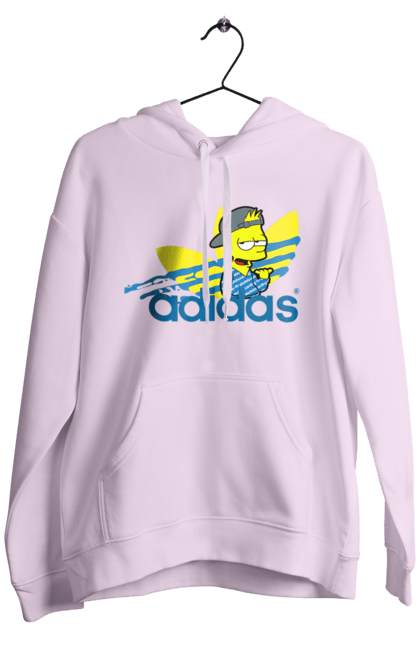 Чоловіче худі з принтом "Adidas Барт". Adidas, bart, адідас, барт, мультфільм, серіал, сімпсон. 2070702