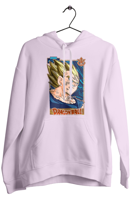 Чоловіче худі з принтом "Перли дракона Вегета". Anime, dragon ball, goku, majin vegeta, manga, vegeta, аніме, вегета, манга, перли дракона. 2070702