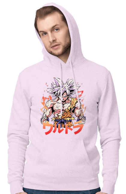 Чоловіче худі з принтом "Перли дракона Сон Гоку". Dragon ball, manga, son goku, аніме, гоку, манга, перли дракона, сон гоку. 2070702