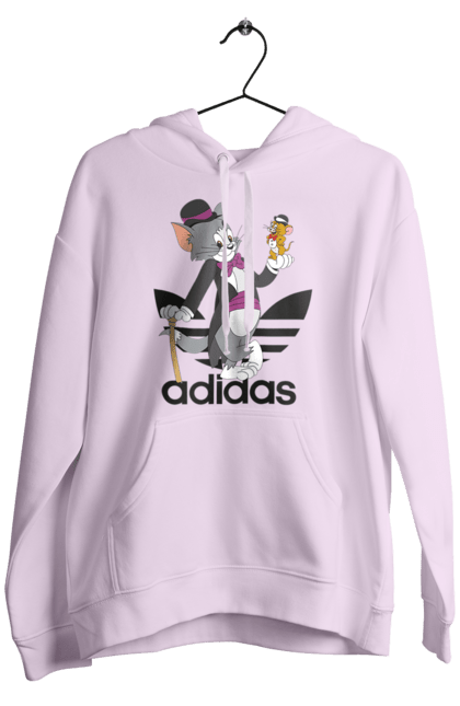 Чоловіче худі з принтом "Adidas Том і Джеррі". Adidas, tom and jerry, адідас, джеррі, кіт, миша, мульт, мультсеріал, том, том і джеррі. 2070702