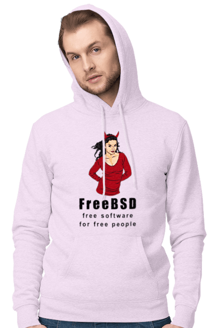 Чоловіче худі з принтом "Freebsd Для Вільних". Bsd, freebsd, unix, адміністратор, айті, айтішник, безкоштовна, безкоштовно, бестія, вільна, демон, демонесса, доступність, незалежність, операційна система, ос, програміст, програмне забезпечення, свобода, сисадмін, система, системний адміністратор, софт, текст, червоний, чорний. 2070702