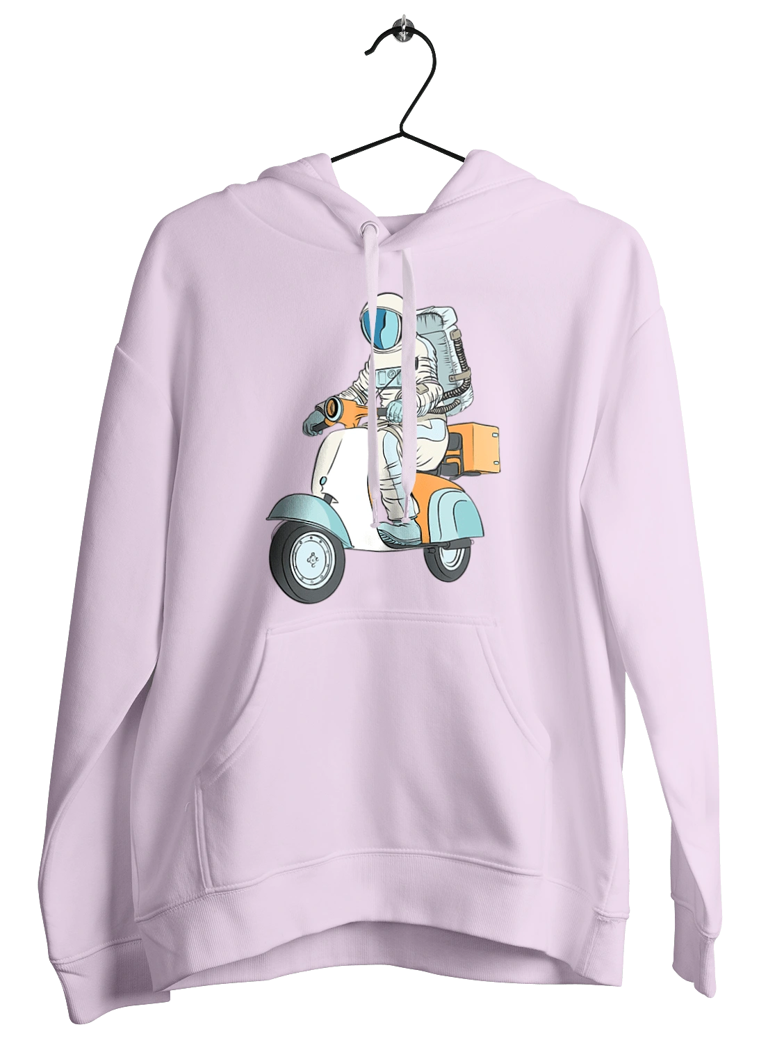 Astronaut on a motorcycle