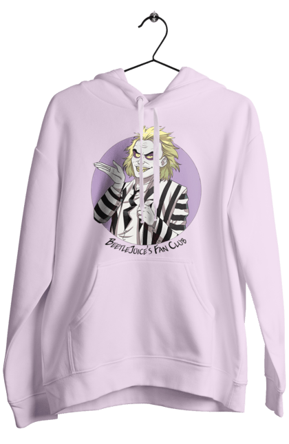 Men's hoodie with prints Beetlejuice. Beetlejuice, comedy, ghost, horror, movie, tim burton, warner bros. 2070702