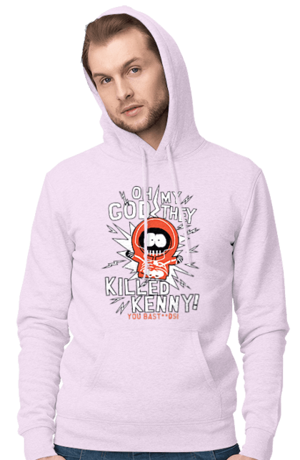 Чоловіче худі з принтом "Південний парк Кенні". Kenny, kenny mccormick, south park, кенні, кенні маккормік, мультсеріал, південний парк. 2070702