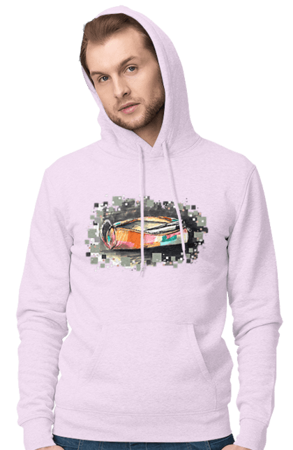 Чоловіче худі з принтом "Пенал Авторський малюнок". Ексклюзив, канцтовари, малюнок, малюнок від руки, олівець, пенал, ручка, школа. 2070702