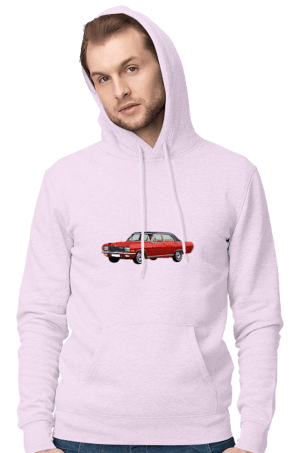 Чоловіче худі з принтом "Авто.3". Авто, професійне фото, старе авто, фото, червона гамма барв. 2070702