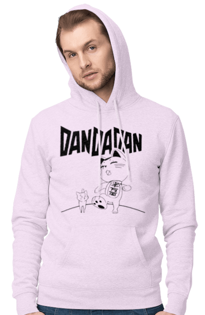 Чоловіче худі з принтом "Дандадан Турбо бабка". Dandadan, turbo granny, yokai, аніме, дандадан, йокай, манга, турбо-бабка. 2070702