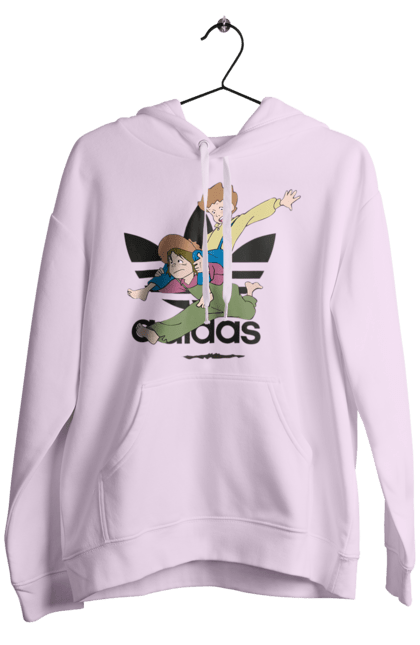 Мужское худи с принтом Adidas Том Сойер. Adidas, tom sawyer, адидас, книга, мультфильм, повесть, приключения, том сойер. 2070702