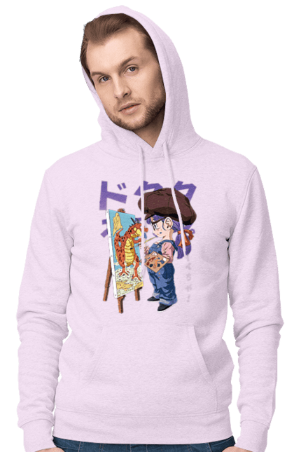 Men's hoodie with prints Dr. Slump Arale. Android, anime, arale, arale norimaki, doctor slump, dr. slump, girl, manga, schoolgirl. 2070702