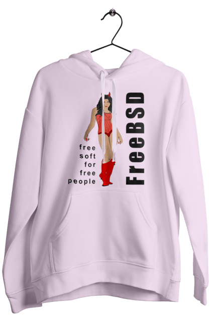 Чоловіче худі з принтом "Freebsd Для Вільних". Bsd, freebsd, unix, адміністратор, айті, айтішник, безкоштовна, безкоштовно, бестія, вільна, демон, демонесса, дівчина, для дорослих, доступність, еротика, еротична, жінка, незалежність, операційна система, ос, програміст, програмне забезпечення, свобода, сисадмін, система, системний адміністратор, софт, текст, червоний, чорний. 2070702