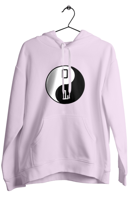 Чоловіче худі з принтом "Інь Янь". Angular, c, css, html, it, javascript, jquery, php, python, react, svelt, vue, айтишник, айті, гумор, код, кодувати, прогер, програміст, програмісти, ти ж, ти ж програміст, тиж програміст. 2070702