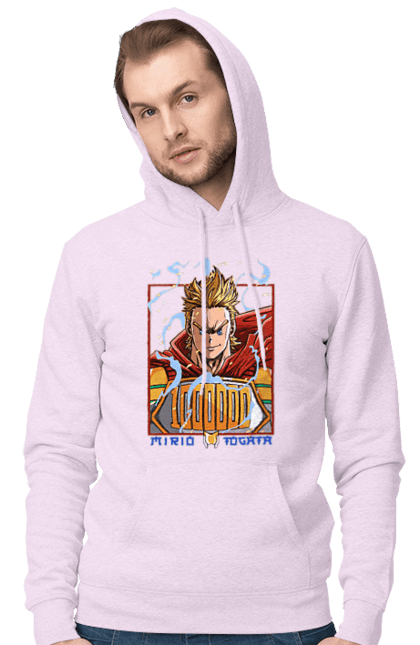 Чоловіче худі з принтом "Моя академія героїв Лемілліон". Lemillion, mirio togata, my hero academia, академія юей, аніме, лемілліон, манга, міріо тогата, моя геройська академія. 2070702