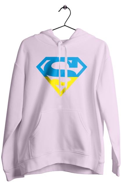 Men`s hoodie with prints Ukraine super. Super, symbolism, ukraine. 2070702