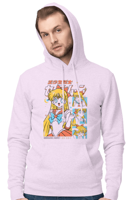 Чоловіче худі з принтом "Сейлор Венера". Minako aino, sailor moon, sailor venus, аніме, драма, махо-сьодзьо, мінако айно, сейлор венера, сейлор мун, серіал. 2070702