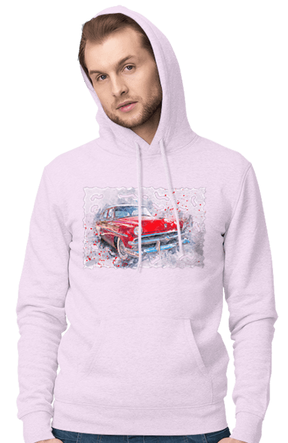 Men`s hoodie with prints Car gas. Car, car gas, gas, road, victory, wheel. 2070702