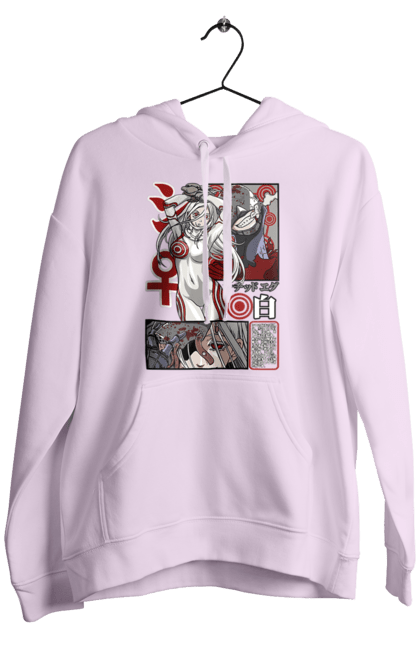 Чоловіче худі з принтом "Deadman Wonderland Сіро". Deadman wonderland, shiro, аніме, в`язниця, карнавал мертвечини, країна чудес смертників, манга, сиро, сіро, шіро. 2070702