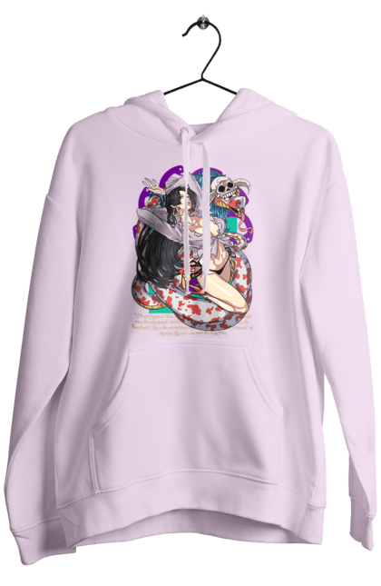 Men's hoodie with prints One Piece Boa Hancock. Anime, boa hancock, manga, one piece, pirate empress, straw hat pirates. 2070702