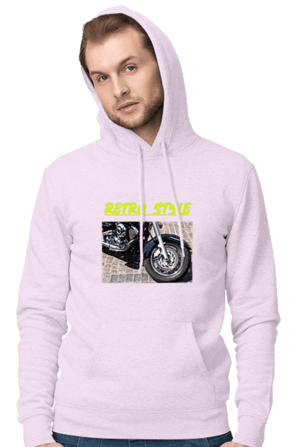 Men`s hoodie with prints Moto2. Bike, motorbike, retro, road, speed, style. 2070702