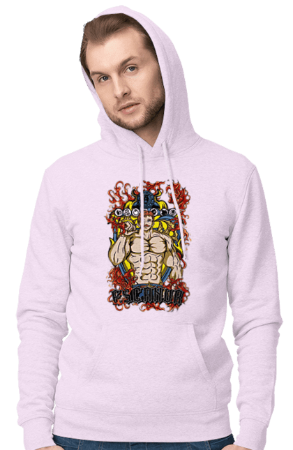 Men's hoodie with prints Seven Deadly Sins Escanor. Adventures, anime, comedy, escanor, fantasy, manga, seven deadly sins. 2070702