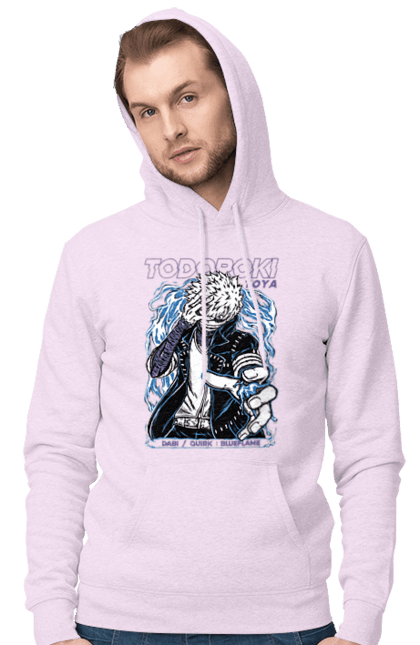 Чоловіче худі з принтом "Моя академія героїв Дабі". Dabi, my hero academia, todoroki, toya todoroki, академія юей, аніме, дабі, моя академія героїв, тодорокі, тойя тодорокі. 2070702