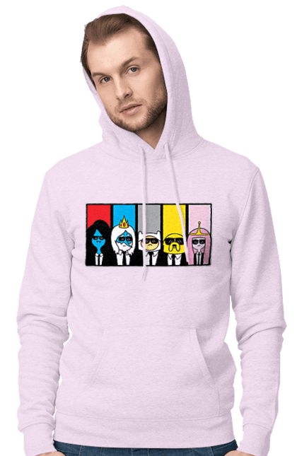 Men's hoodie with prints Adventure Time. Adventure time, animated series, cartoon network, land of ooo, tv series. 2070702