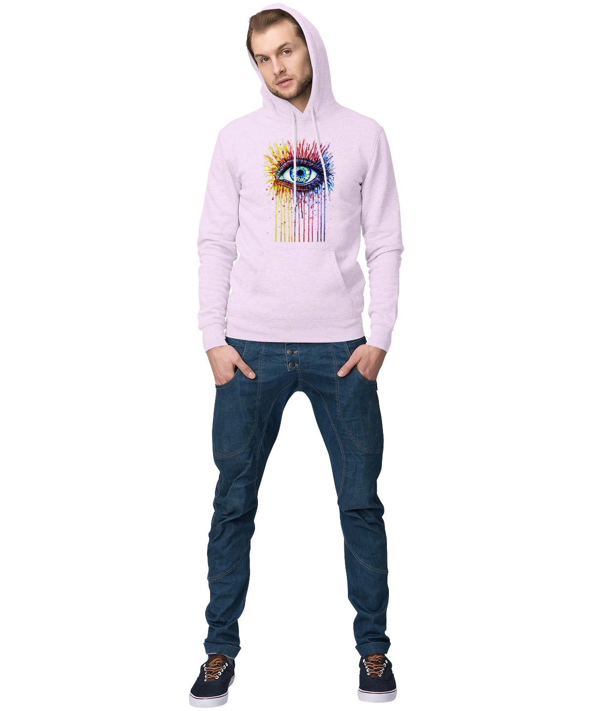 Colorful Flowing Eye