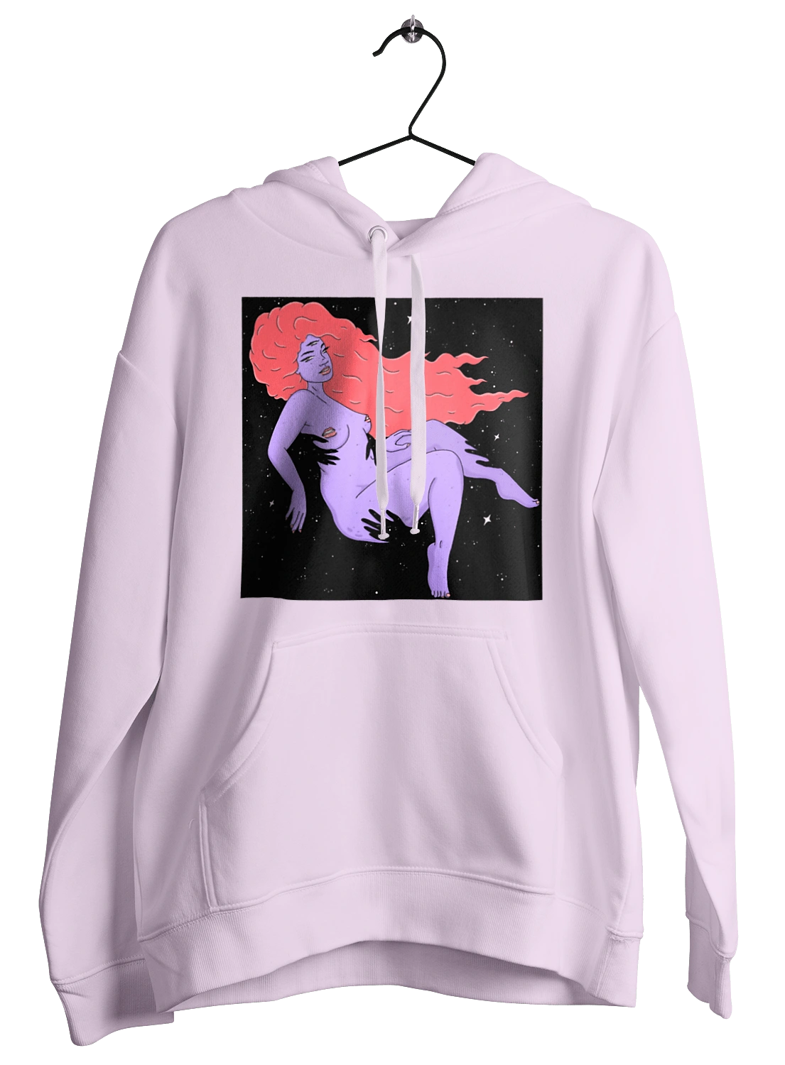 Фіолетова Дівчина В Чорній Дирі