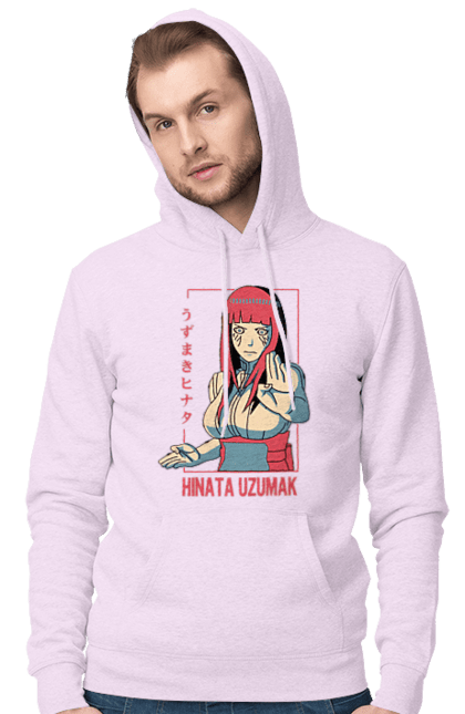 Мужское худи с принтом Наруто Хината Хьюга. Hinata, hinata hyuga, hyuga, naruto, аниме, манга, наруто, хината, хината хьюга, хьюга. 2070702