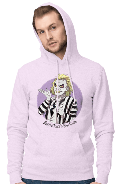 Men's hoodie with prints Beetlejuice. Beetlejuice, comedy, ghost, horror, movie, tim burton, warner bros. 2070702