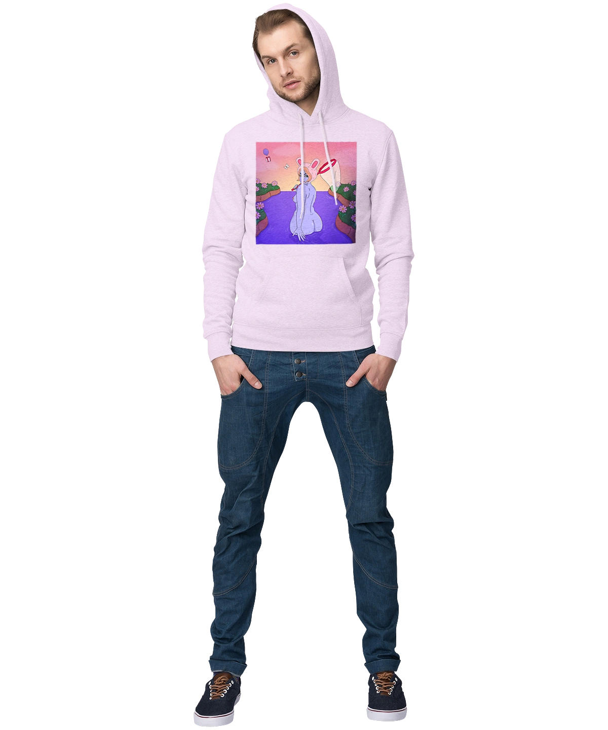 Фіолетова Дівчина На Полюванні