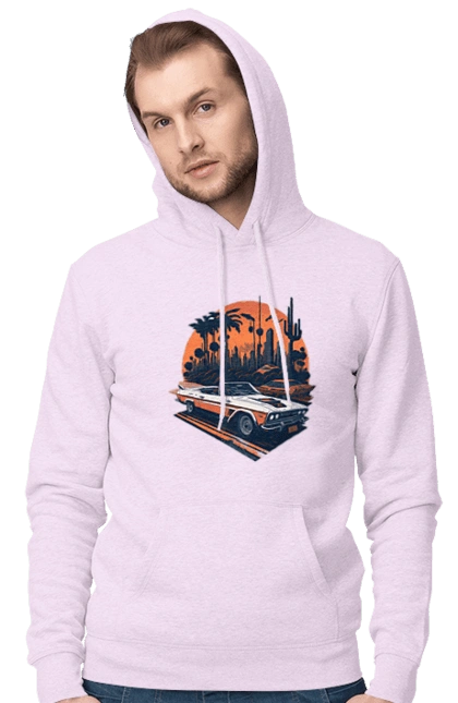 Красивая машина на закате