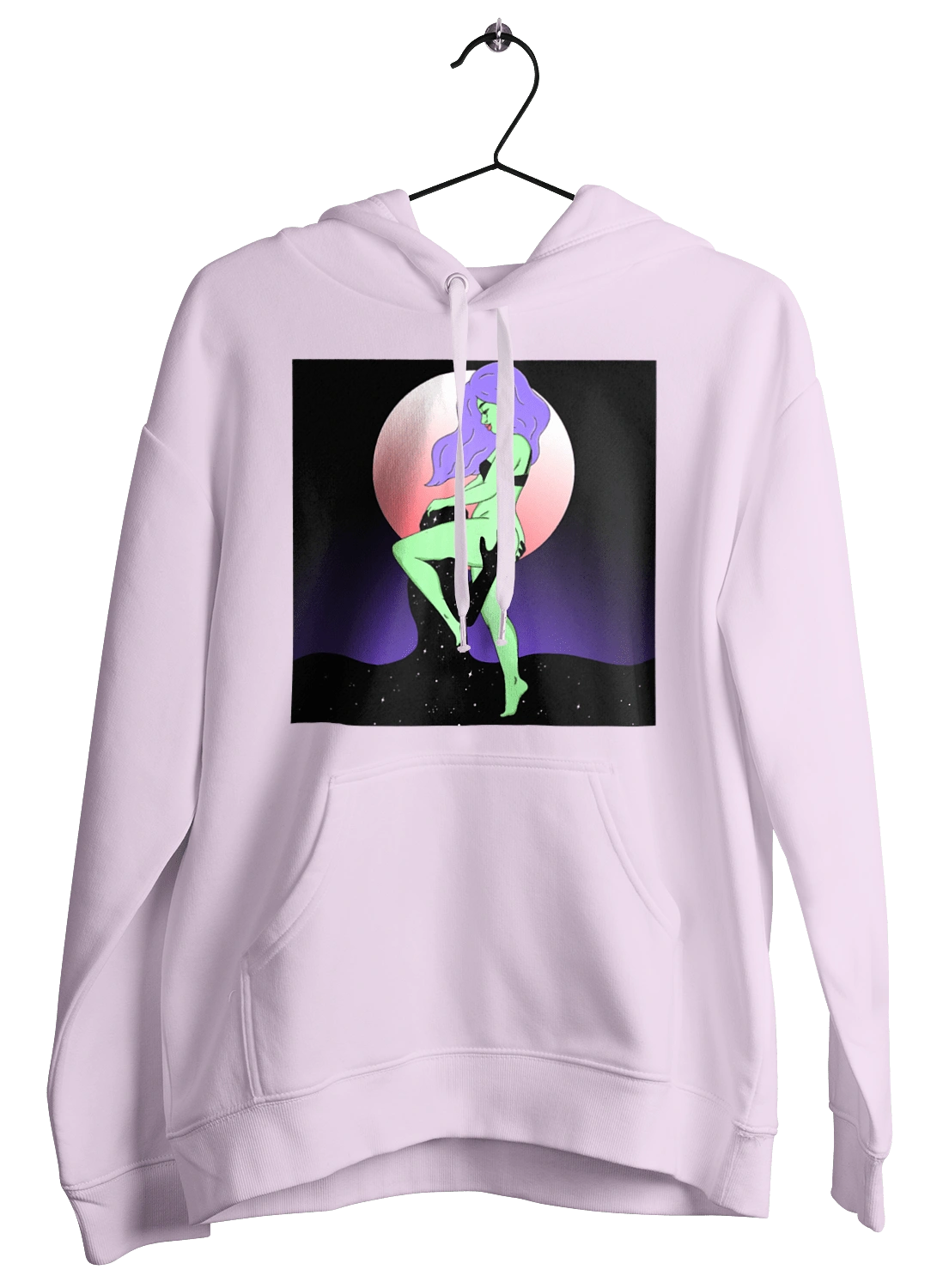 Зелена Дівчина І Місяць