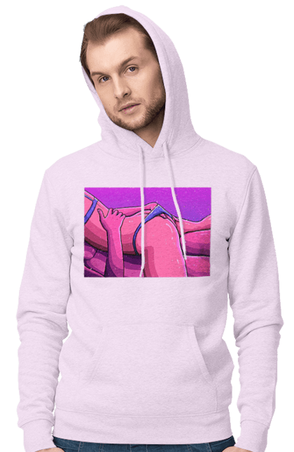 Чоловіче худі з принтом "Зняття Трусиків З Дівчини". Гола, тіла, труси. 2070702