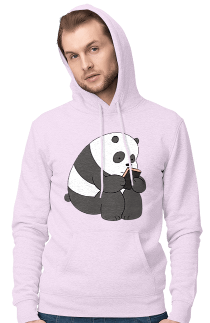 Чоловіче худі з принтом "Панда". Panda, медведь, мишка, панда. futbolka.stylus.ua