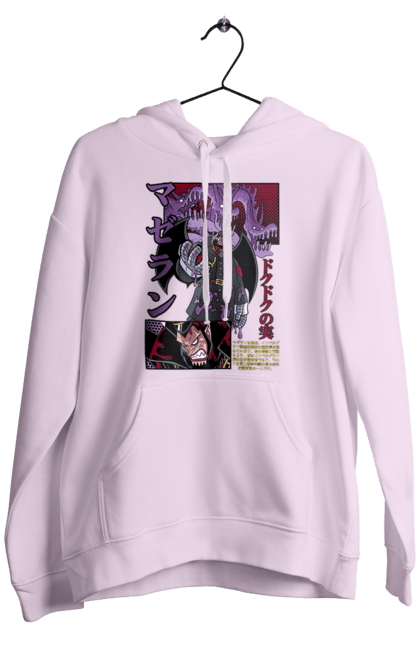 Men`s hoodie with prints One Piece Magellan. Anime, magellan, manga, one piece, straw hat pirates. 2070702