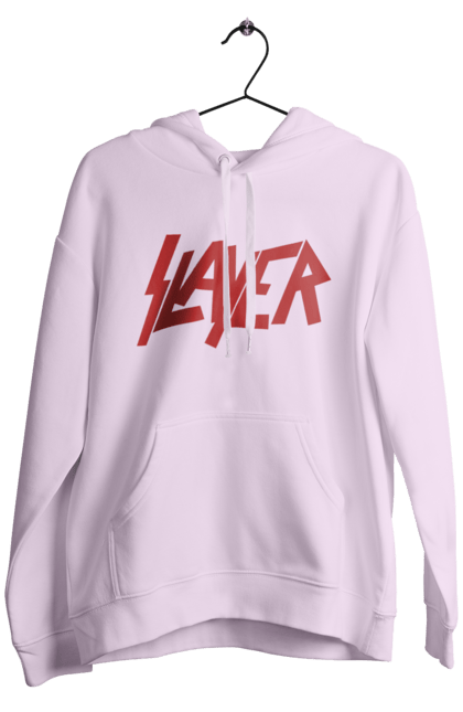 Чоловіче худі з принтом "Slayer". Slayer, грув метал, група, метал група, музика, ню метал, спід метал, треш метал, череп. 2070702