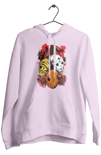 Men's hoodie with prints Naruto Obito Uchiha. Anime, character, manga, naruto, ninja, obito, obito uchiha, tv series, uchiha. 2070702