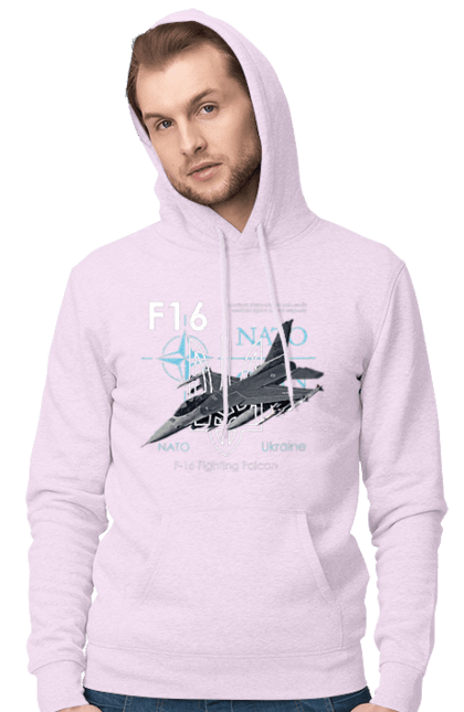 Чоловіче худі з принтом "F16". F16, nasams, zuzana, гаубиця, два герби, залужний, сюзанна. 2070702