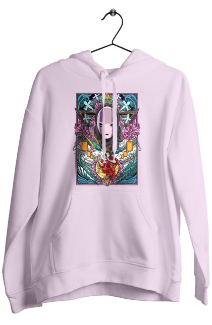 Men's hoodie with prints Spirited Away Kaonashi. Faceless, kaonashi, spirited away. 2070702