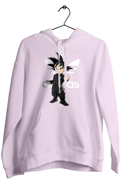 Чоловіче худі з принтом "Adidas Сон Гоку". Adidas, dragon ball, manga, son goku, адідас, аніме, гоку, манга, перли дракона, сон гоку. 2070702