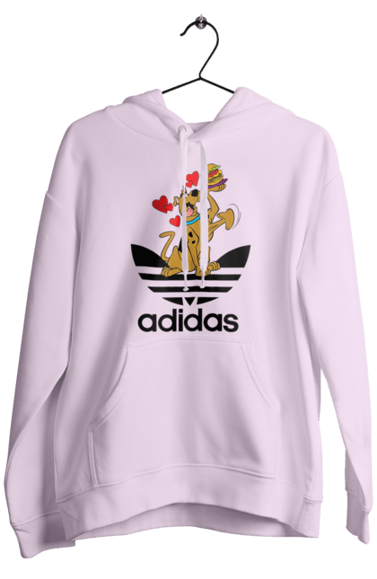 Чоловіче худі з принтом "Adidas Скубі Ду". Adidas, scooby doo, scooby-doo, адідас, мультсеріал, серіал, скубі ду, скубі-ду, собака. 2070702