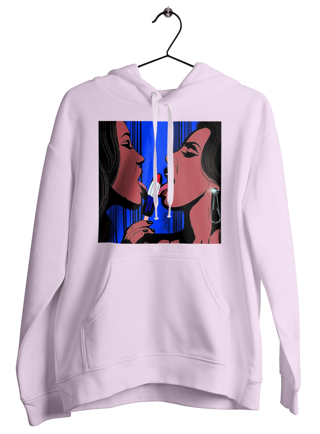 Girls Lick Ice Cream