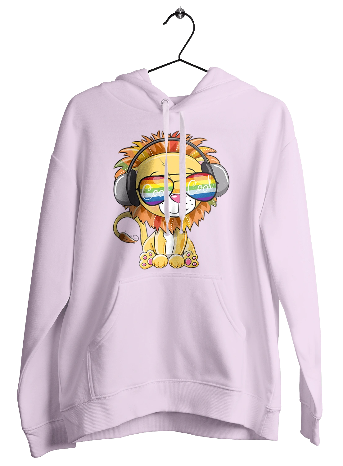 Lion In Glasses And Headphones