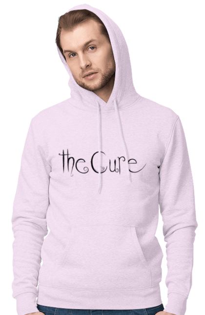 Мужское худи с принтом The Cure. Cure, kiss me, альтернативный рок, готик-рок, группа, дрим-поп, музыка, новая волна, постпанк, рок. 2070702