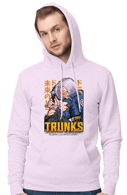 Чоловіче худі з принтом "Перли дракона Транкс". Anime, dragon ball, manga, trunks, аніме, манга, перли дракона, транкс. 2070702