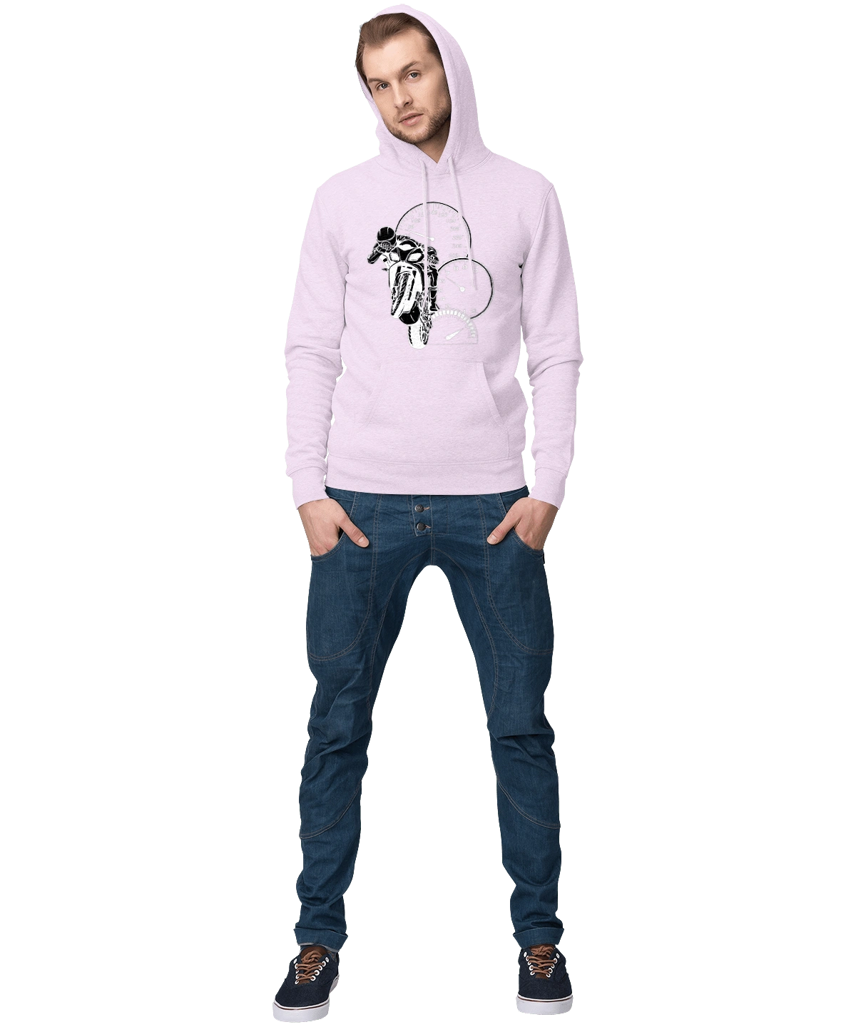 Motorcycle And Speed White