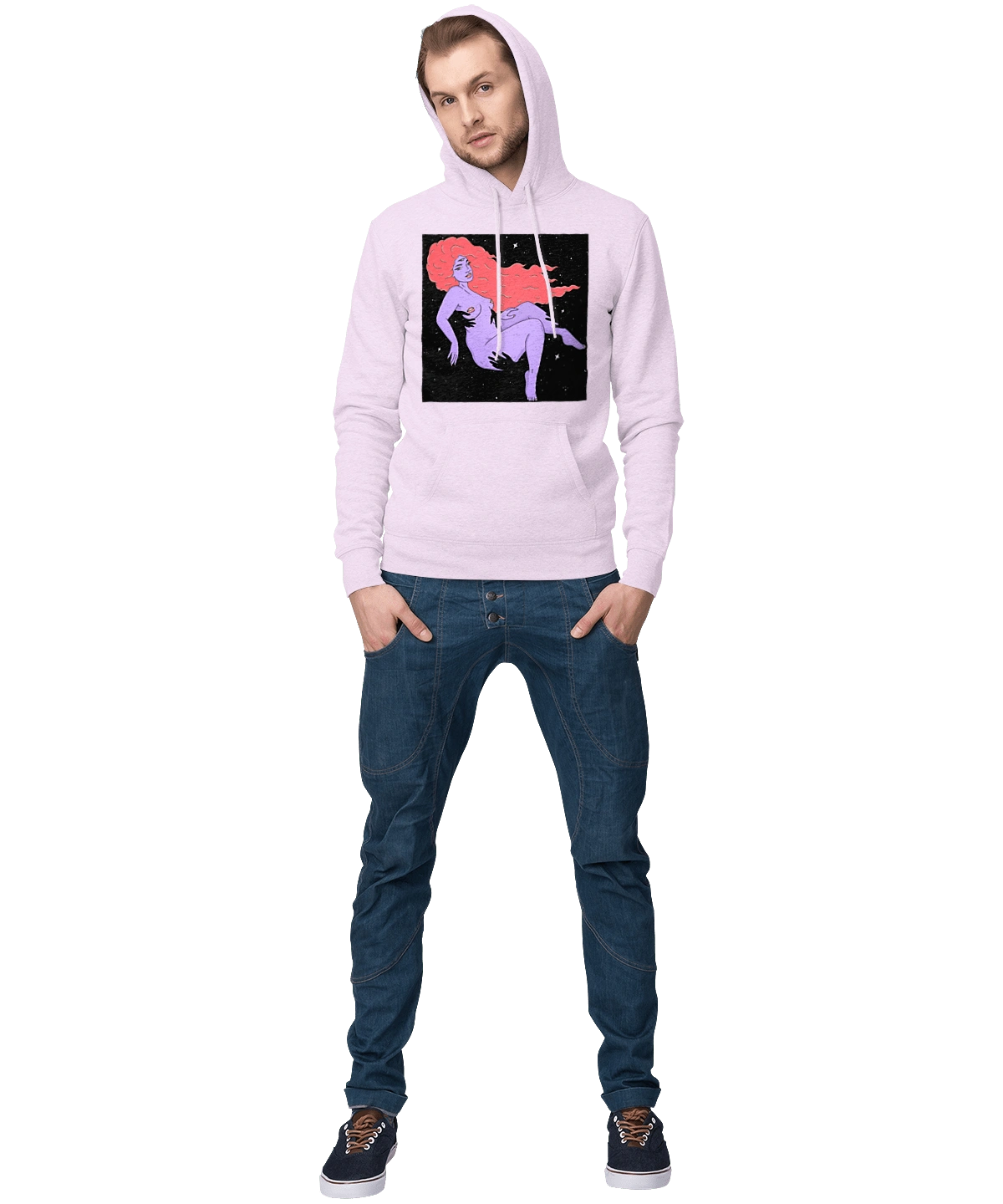 Фіолетова Дівчина В Чорній Дирі