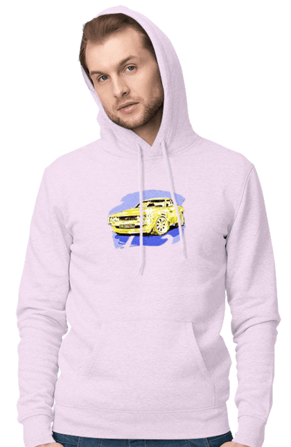 Men`s hoodie with prints Ukrainian sports car. Machine, machine art, power, speed, sports car, ukrainian car. 2070702