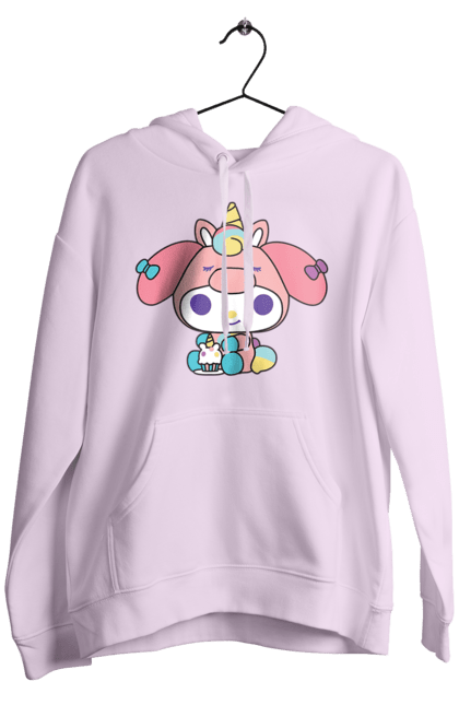 Men's hoodie with prints My Melody. Hello kitty, my melody, sanrio. 2070702